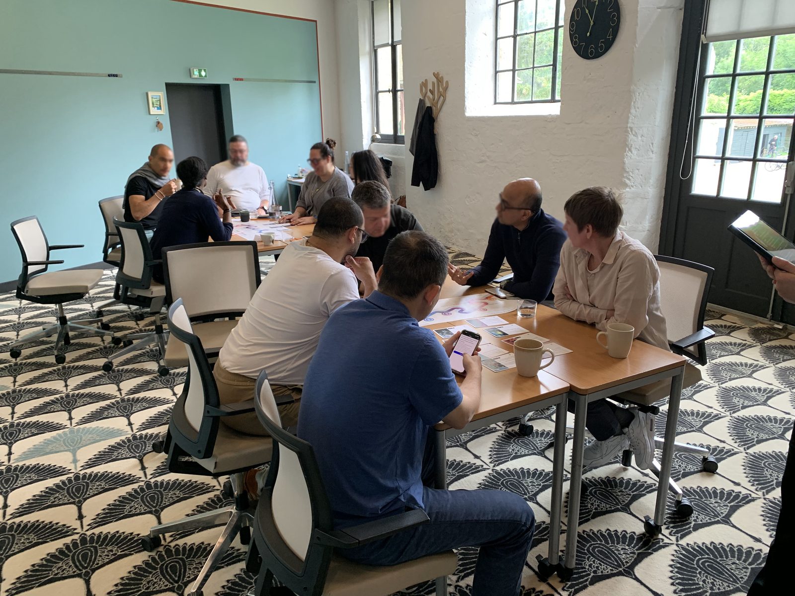 Atelier de travail avec une équipe R&D
